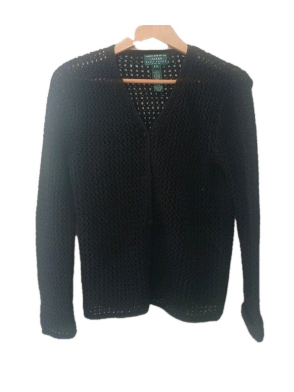 Lauren Ralph Lauren Hand Knit Cardigan Sweater